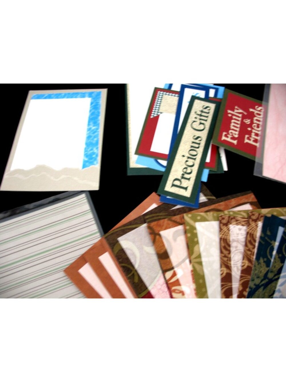Creative Memories, 12x12 Winter Reflections Paper Pack, Finishing Touches-Winter